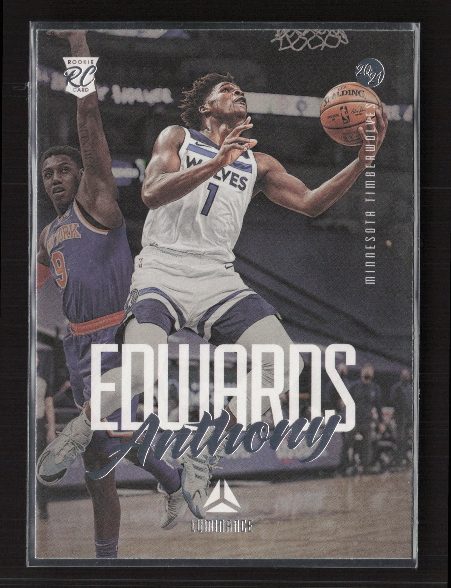 2020-21 ANTHONY EDWARDS Rookie RC Luminance Chronicles Timberwolves