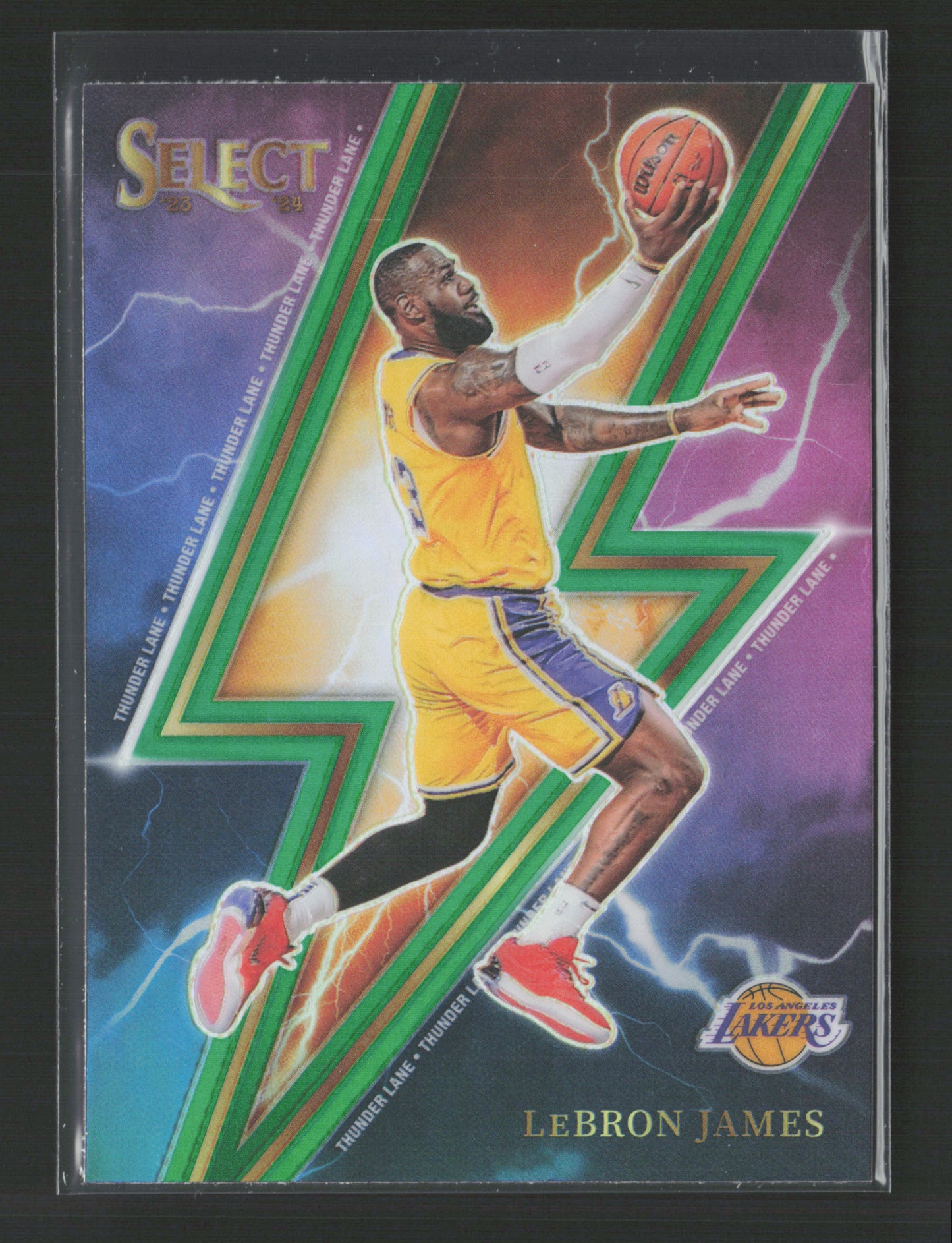 2023-24 LEBRON JAMES Thunder Lane Select Lakers