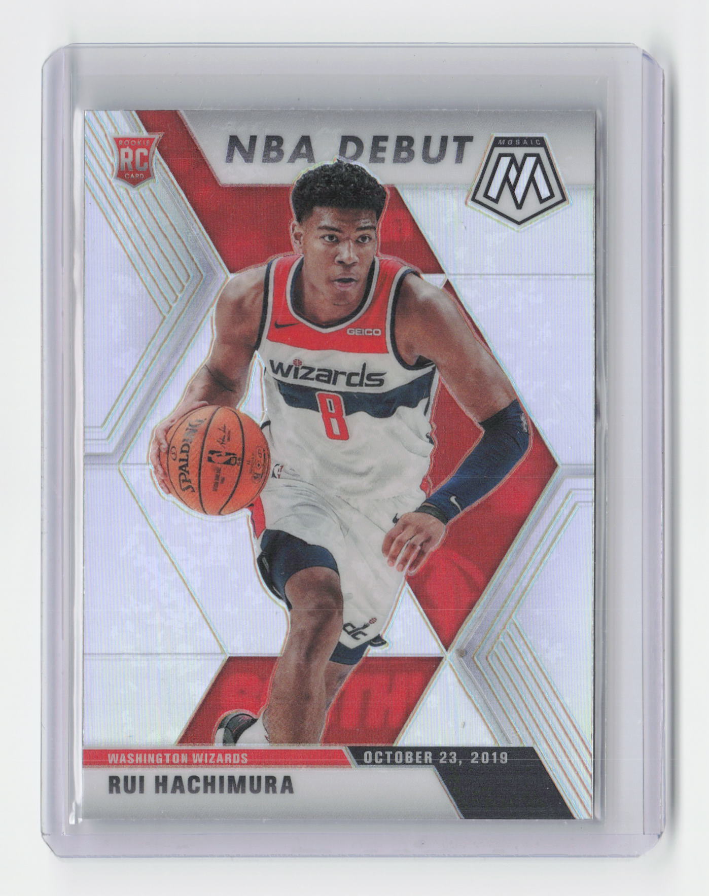 2019-20 RUI HACHIMURA NBA Debut Silver Insert - Mosaic Wizards - #275