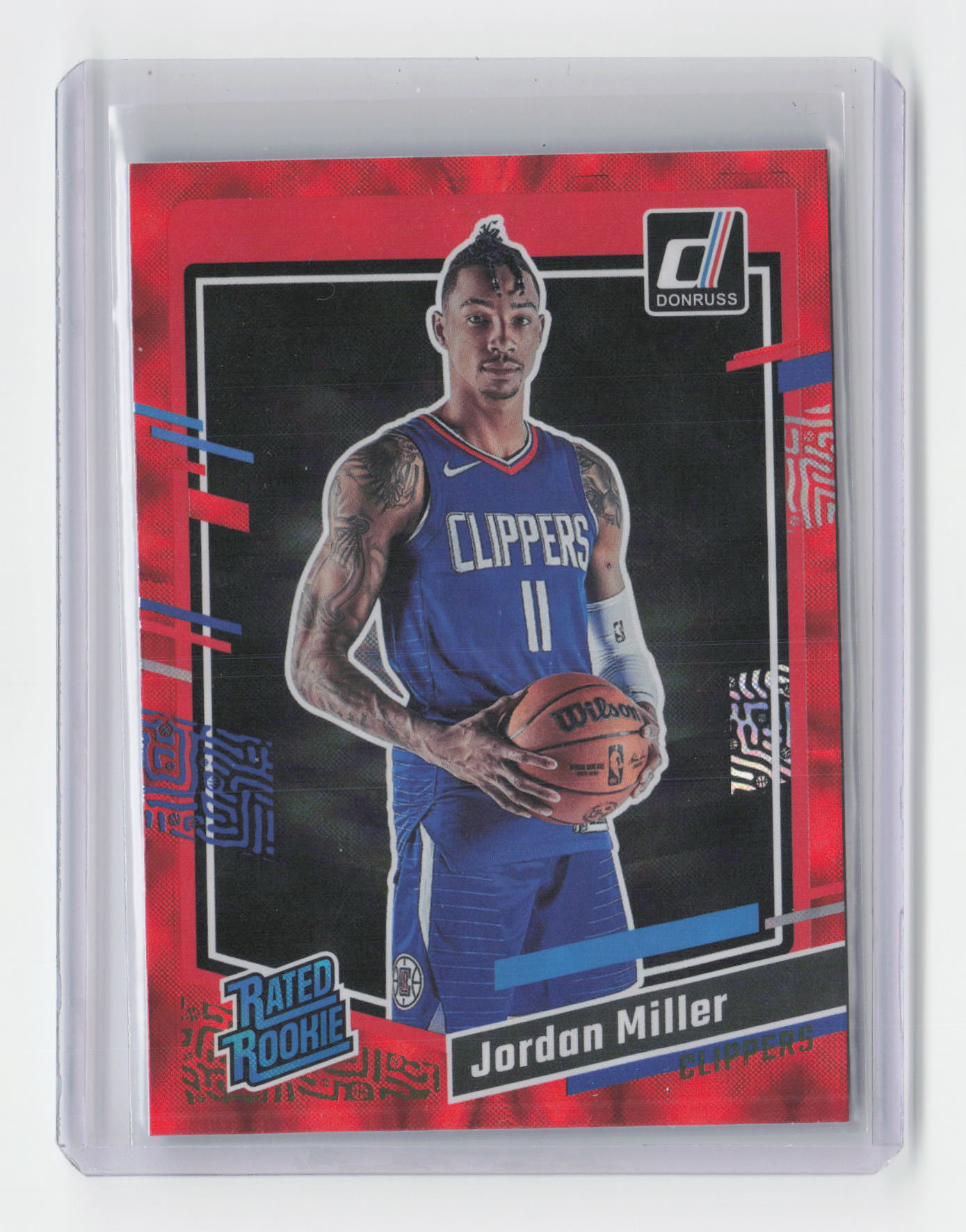 2023-24 JORDAN MILLER Rated Rookie Int Hobby - Donruss Clippers - #236