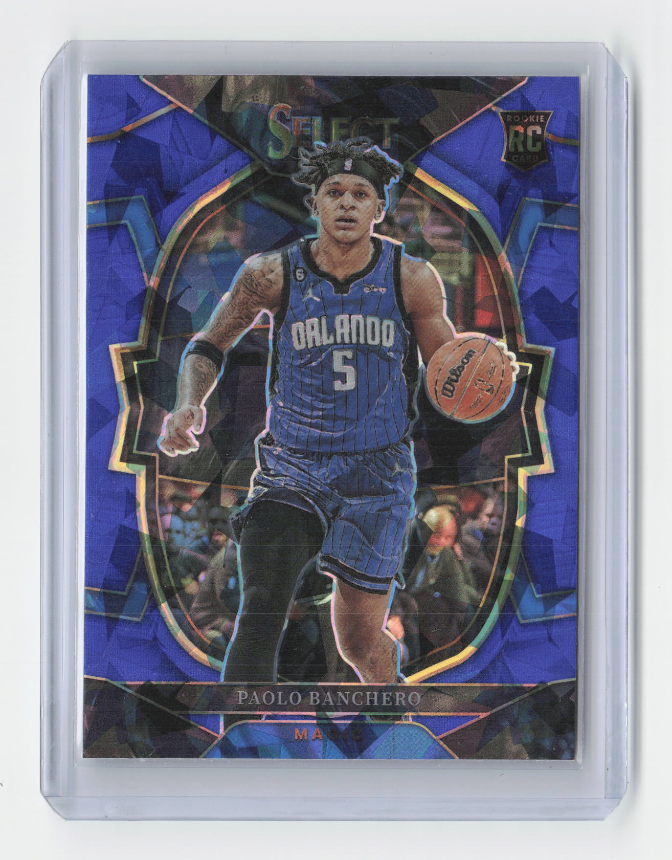 2022-23 PAOLO BANCHERO Concourse Rookie Blue Cracked Ice - Select Magic - #72