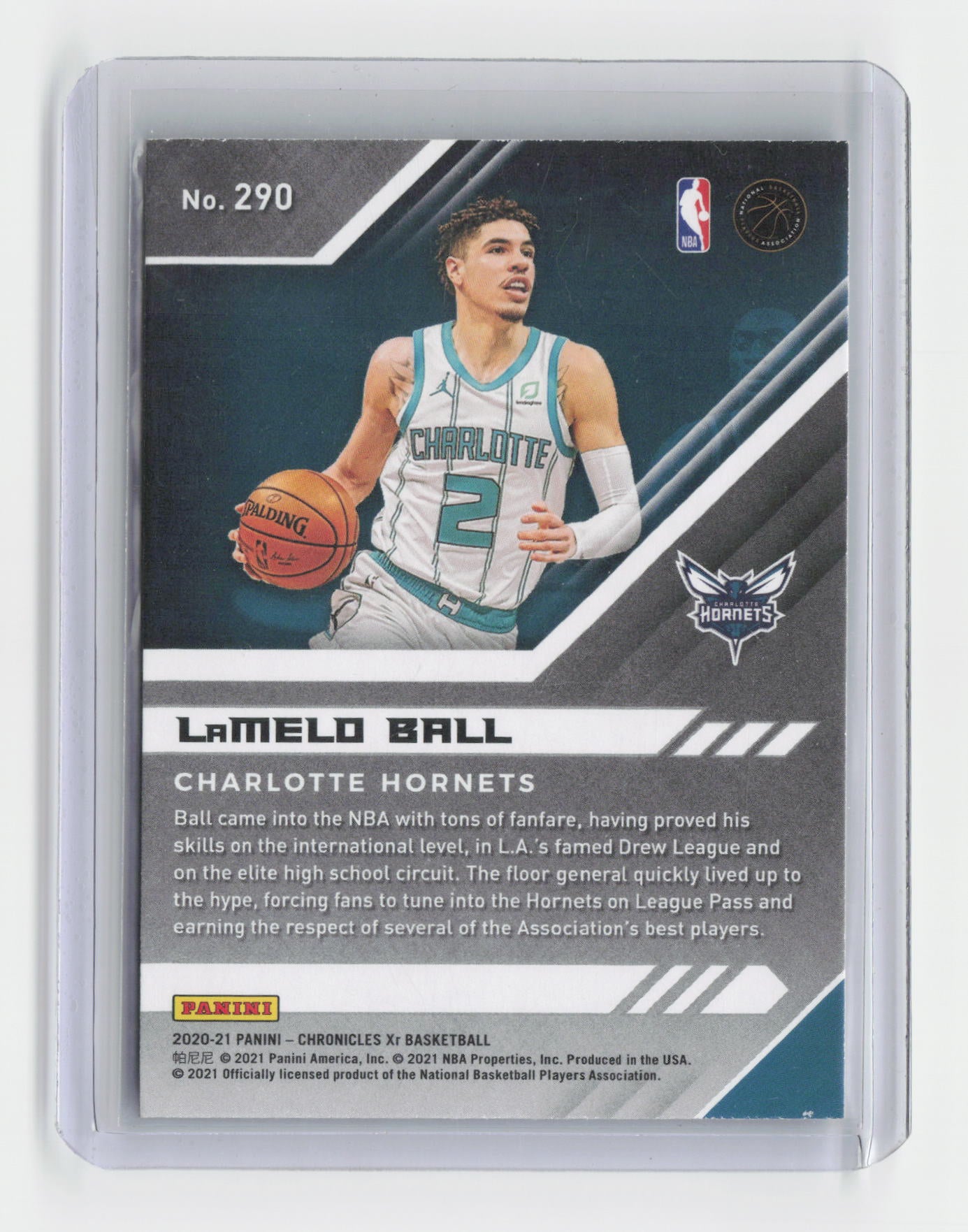2020-21 LAMELO BALL XR Rookie - Chronicles Hornets - #290