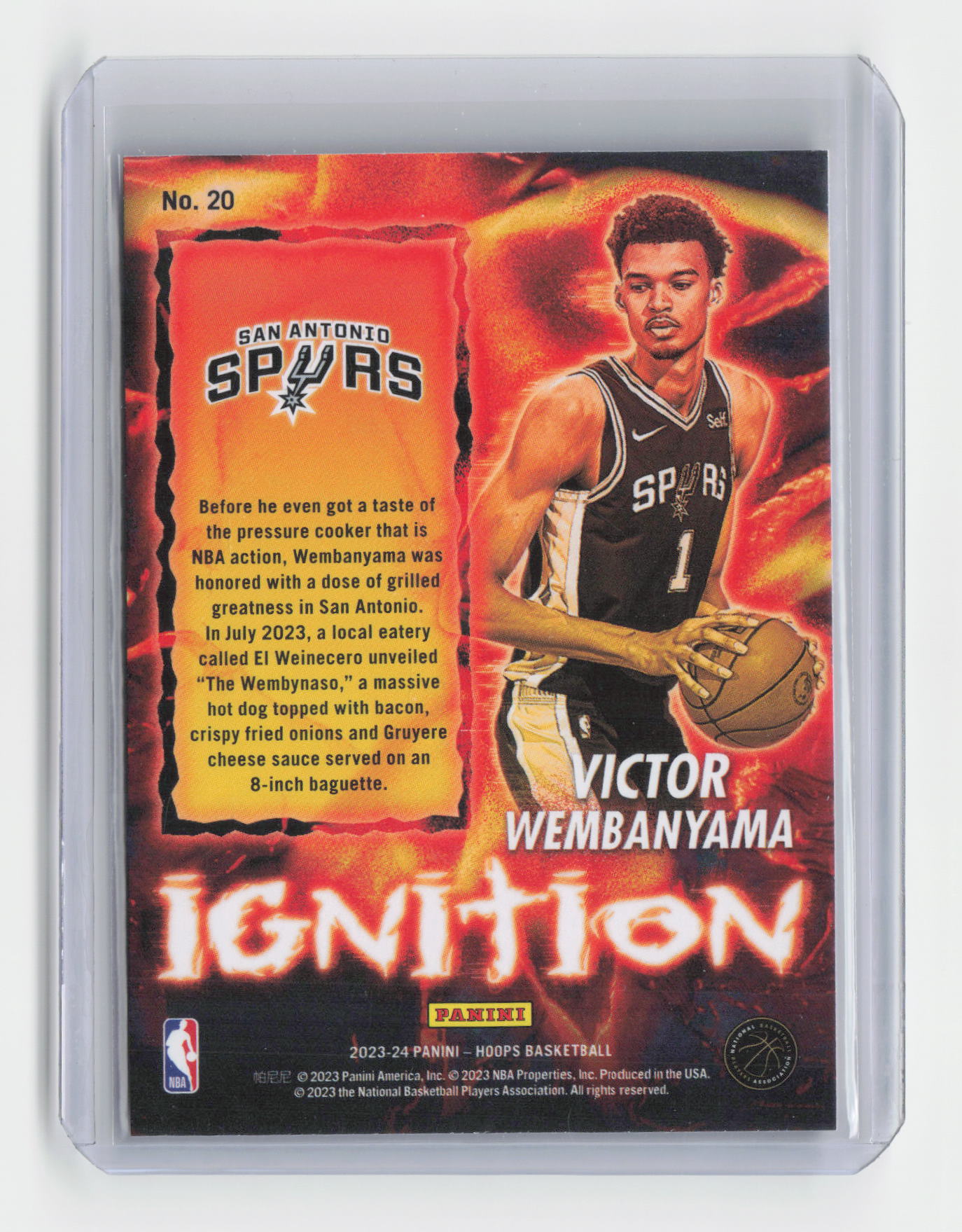 2023-24 VICTOR WEMBANYAMA Rookie Ignition Spurs - #20