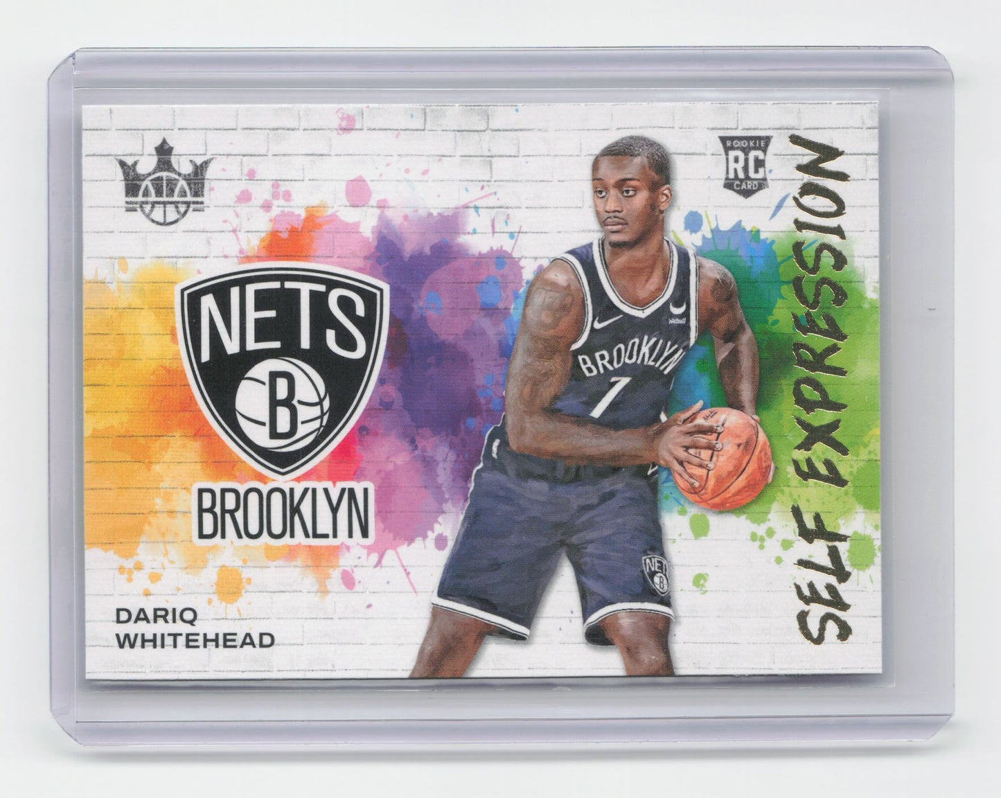 2023-24 DARIQ WHITEHEAD Rookie Self Expression Court Kings Nets