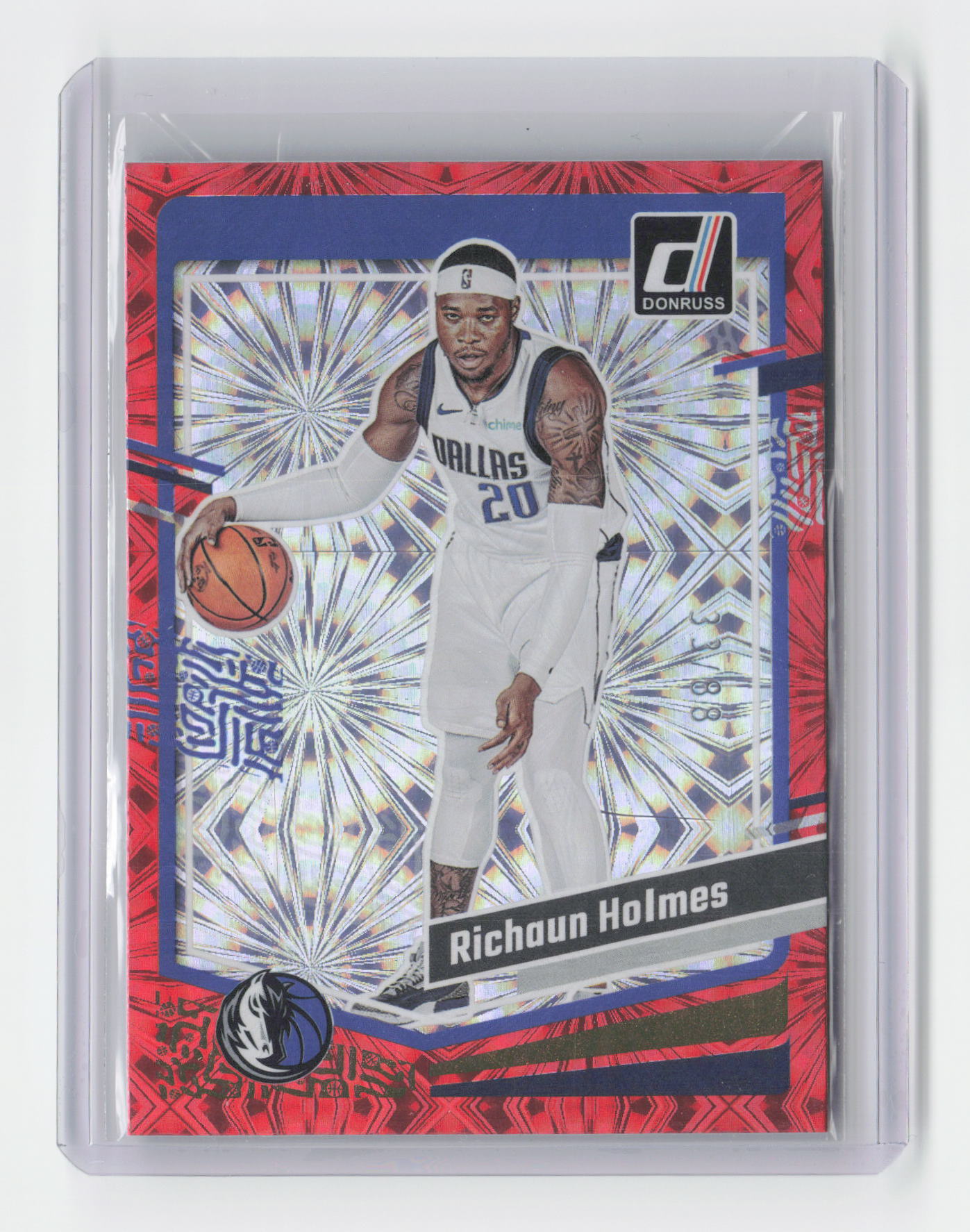 2023-24 RICHAUN HOLMES Fireworks 33/88 Donruss International Mavericks