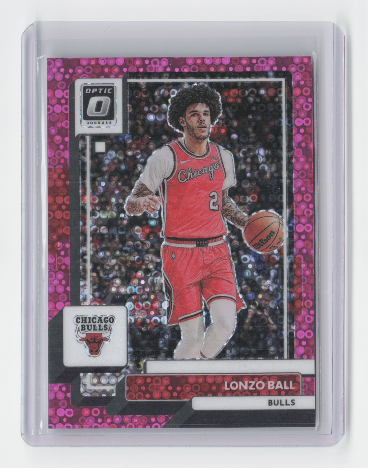 2022-23 LONZO BALL Fast Break Pink 14/25 Optic Bulls