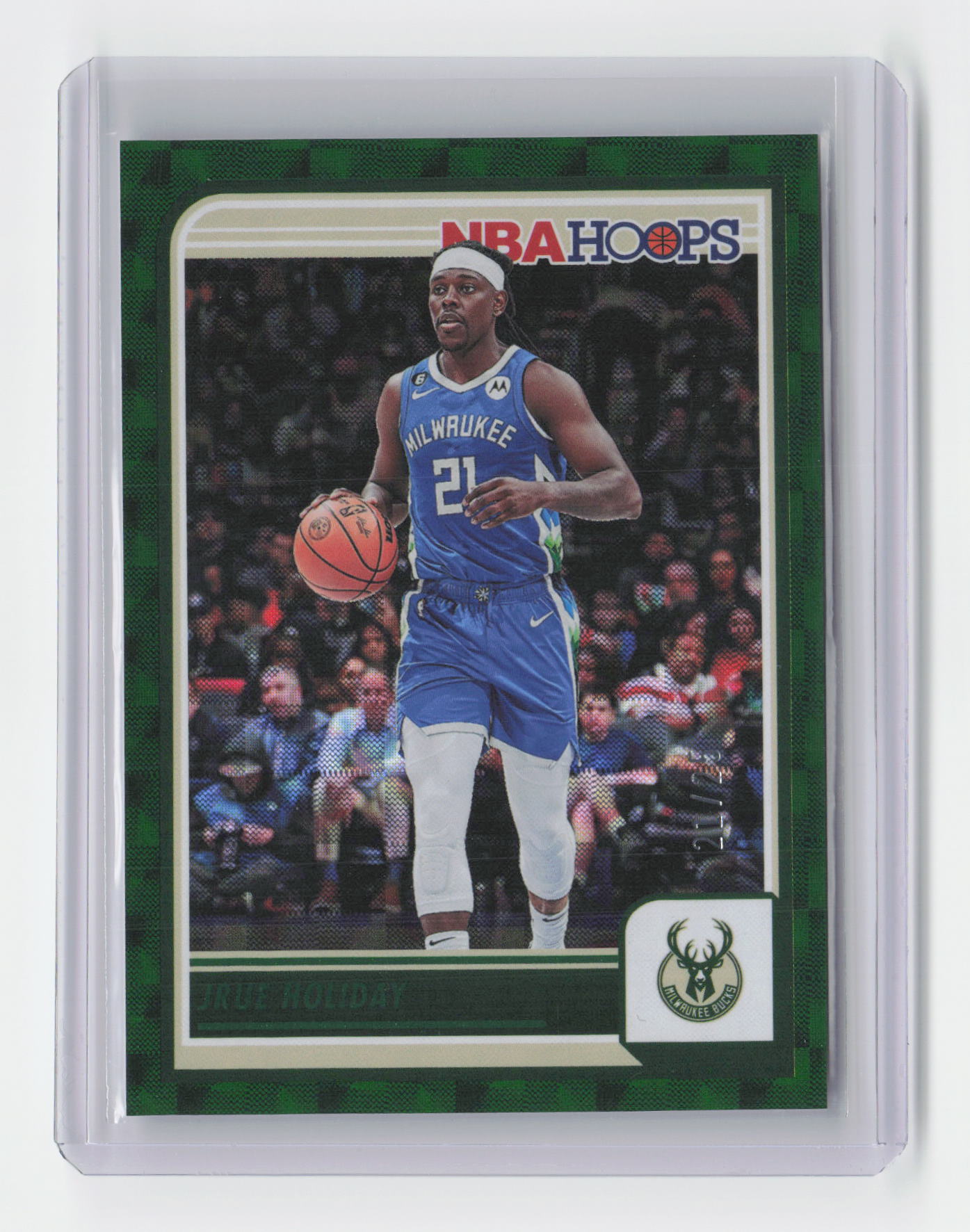 2023-24 JRUE HOLIDAY Hyper Green 21/25 Hoops Tmall Bucks