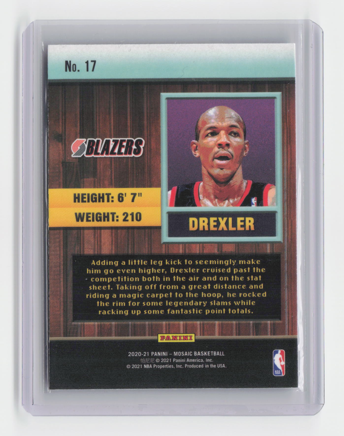 2020-21 CLYDE DREXLER Jam Masters Mosaic Blazers