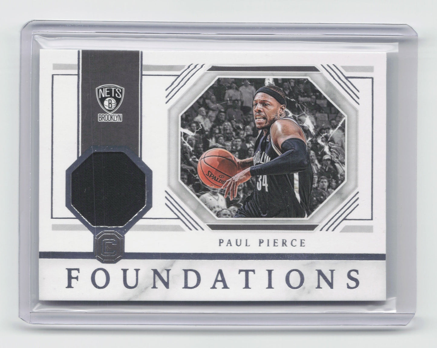 2018-19 PAUL PIERCE Foundations Game-Worn Patch Cornerstones Nets