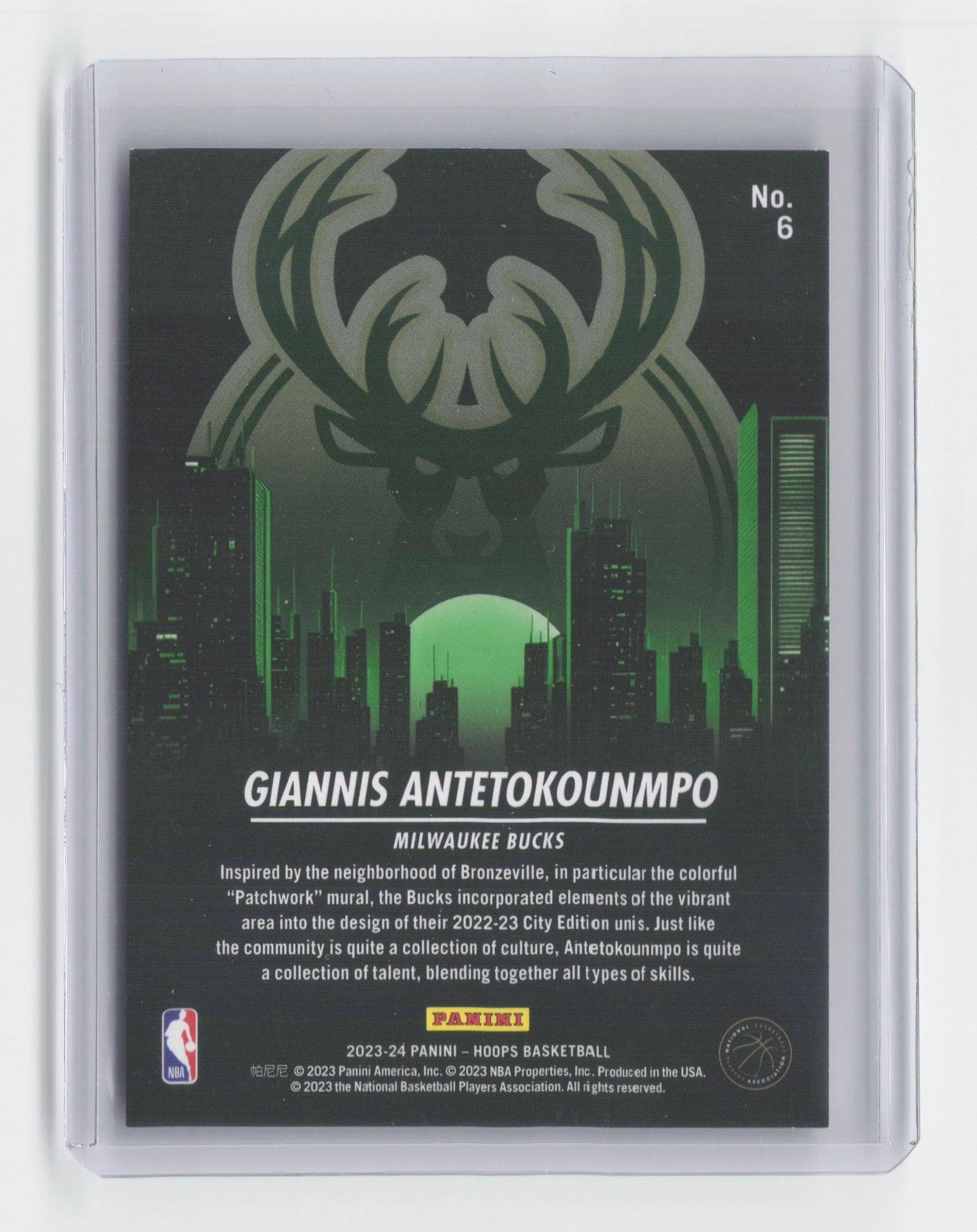 2023-24 GIANNIS ANTETOKOUNMPO 27/99 Red City Edition Hoops Bucks