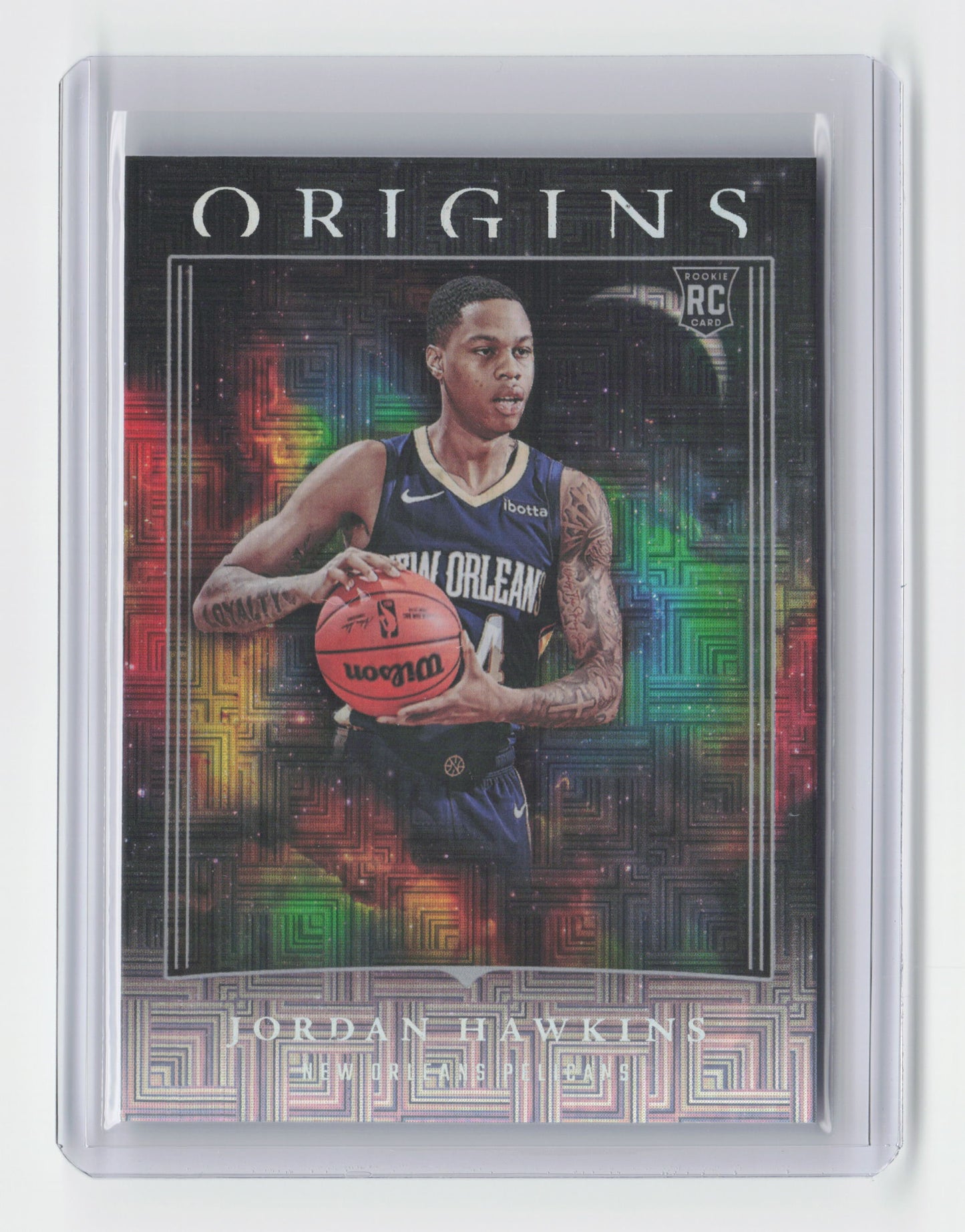 2023-24 JORDAN HAWKINS Tessellated SSP RC Origins Pelicans #100