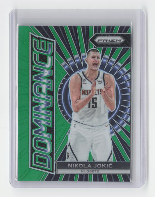 2023-24 - NIKOLA JOKIC - Green Dominance Insert - Prizm - Nuggets #10