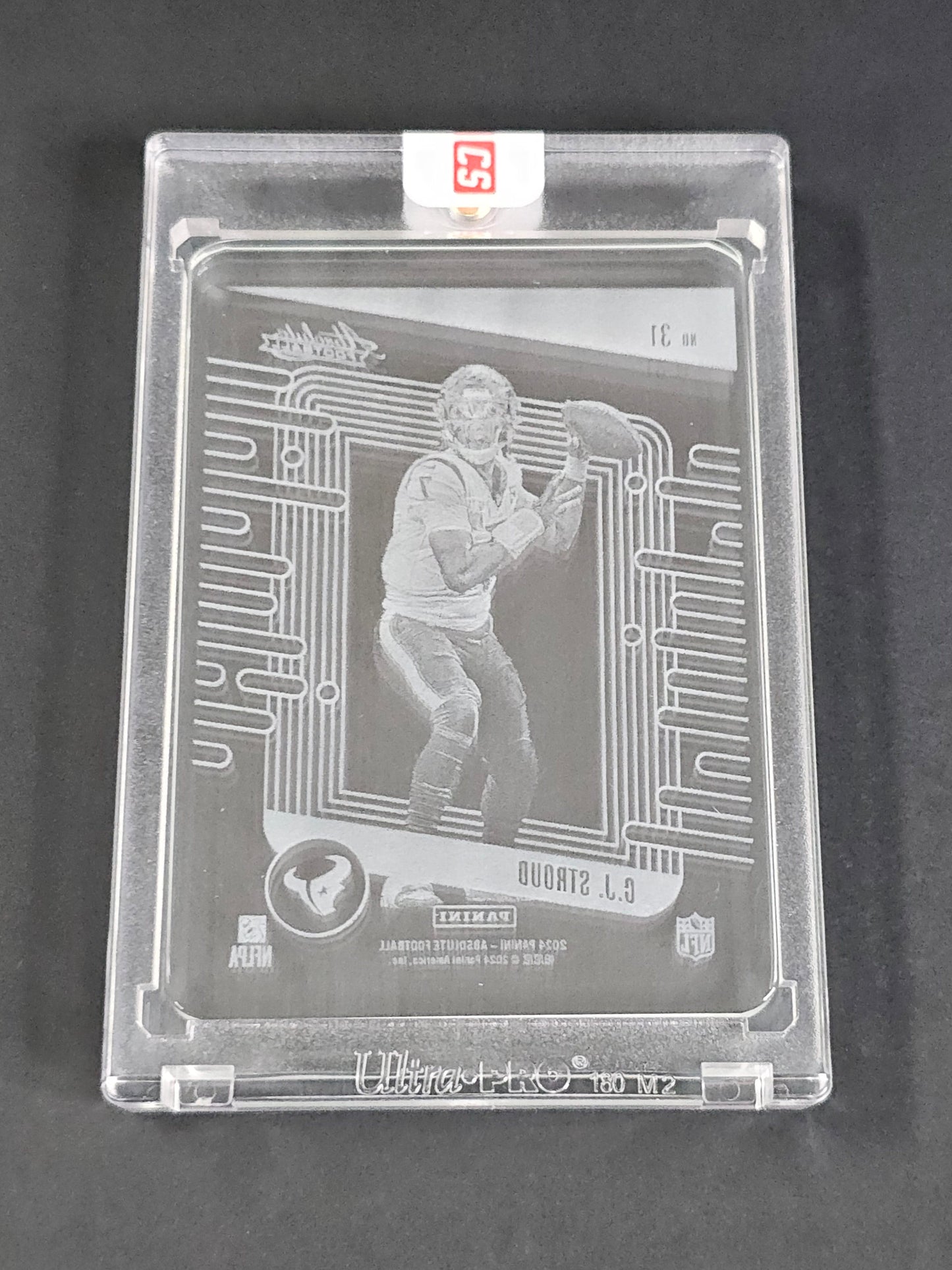 2024 C.J STROUD Glass Case Hit Panini Sealed Absolute Football SSP #31 NFL