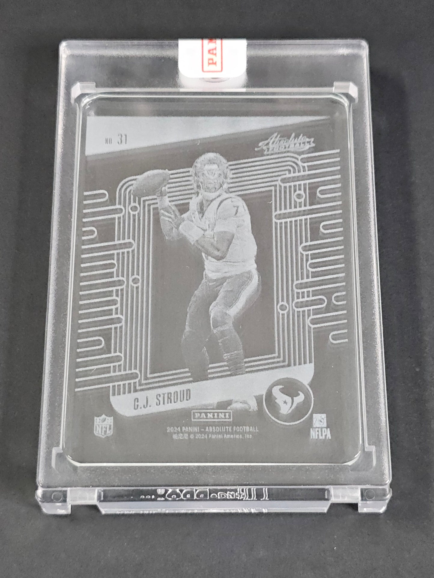 2024 C.J STROUD Glass Case Hit Panini Sealed Absolute Football SSP #31 NFL