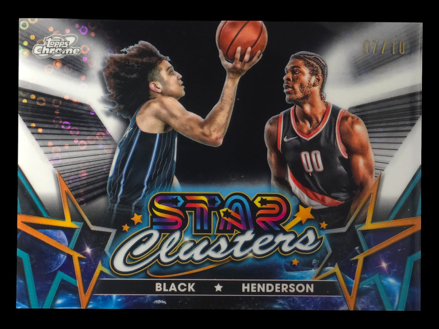 2024-25 BLACK / HENDERSON Star Clusters Black Eclipse 07/10 Topps Chrome
