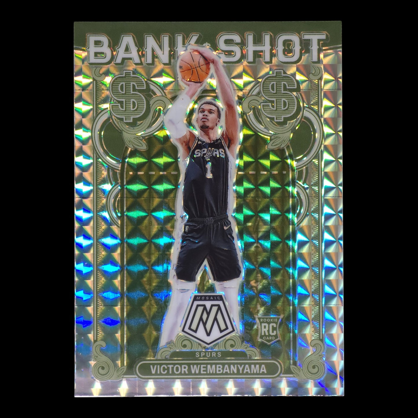 2023-24 VICTOR WEMBANYAMA Silver Mosaic Bank Shot #17