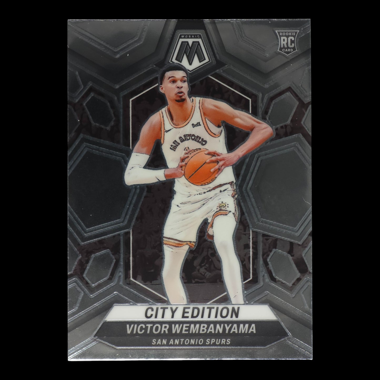 2023-24 VICTOR WEMBANYAMA Rookie City Edition Mosaic Spurs #282-1