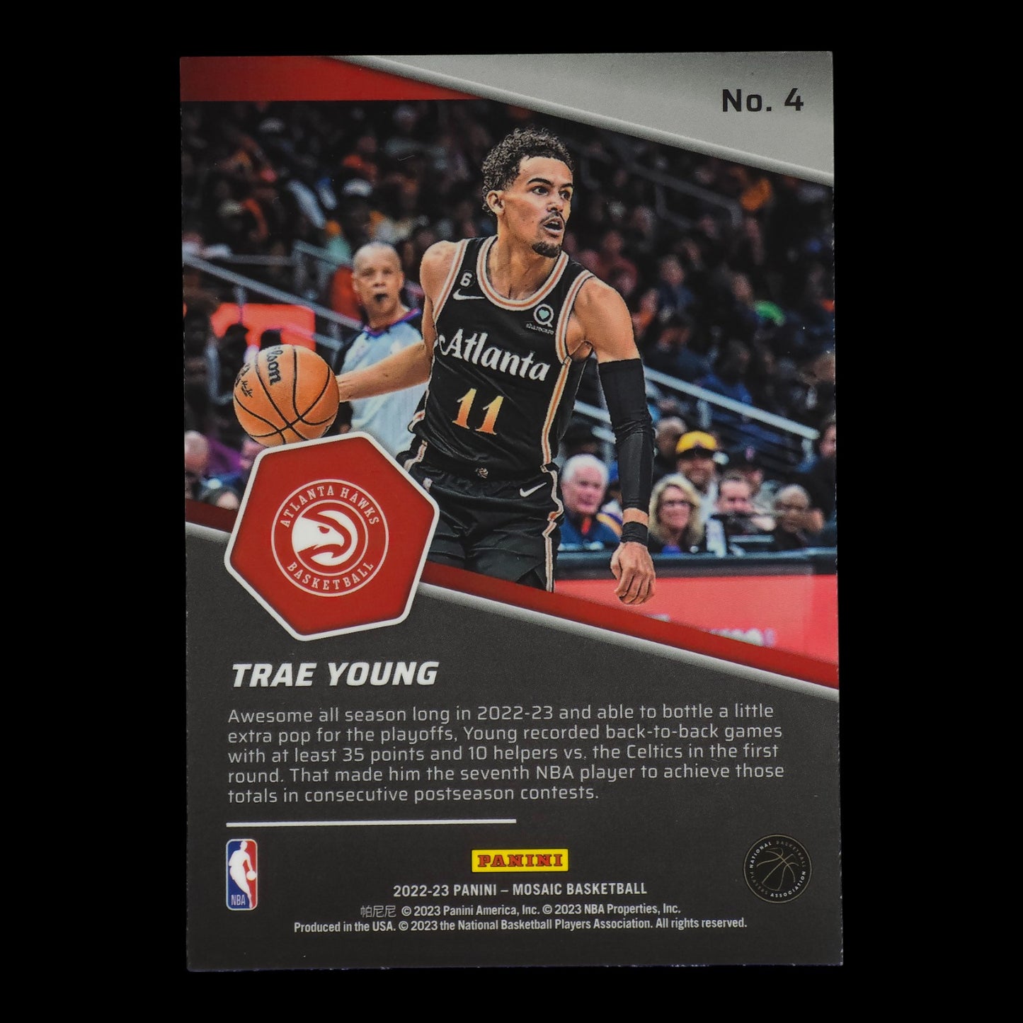 2022-23 TRAE YOUNG Breakaway Mosaic Hawks #4