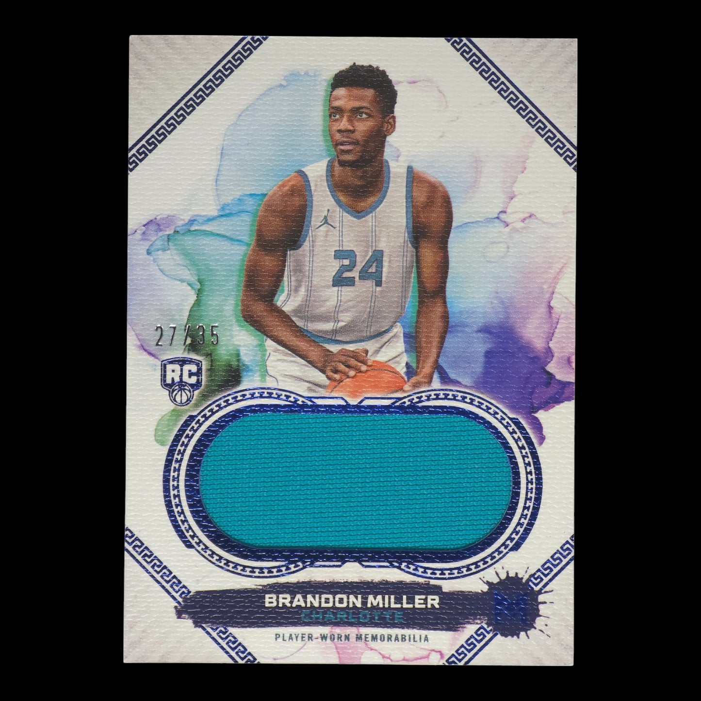 2023-24 BRANDON MILLER Player Worn Rookie Relics 27/35 Topps Motif MRR-2