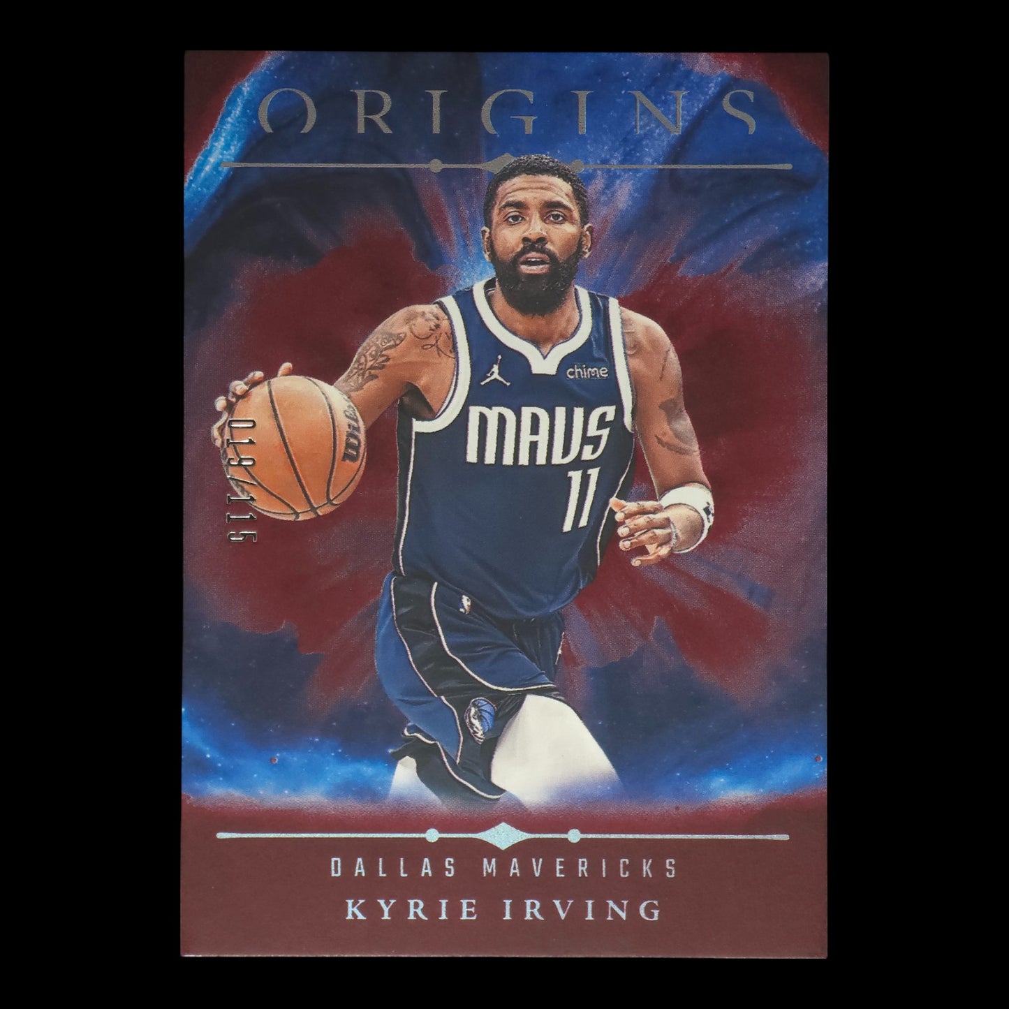 2024-25 KYRIE IRVING Burgundy 19/115 Court Kings Mavericks #42