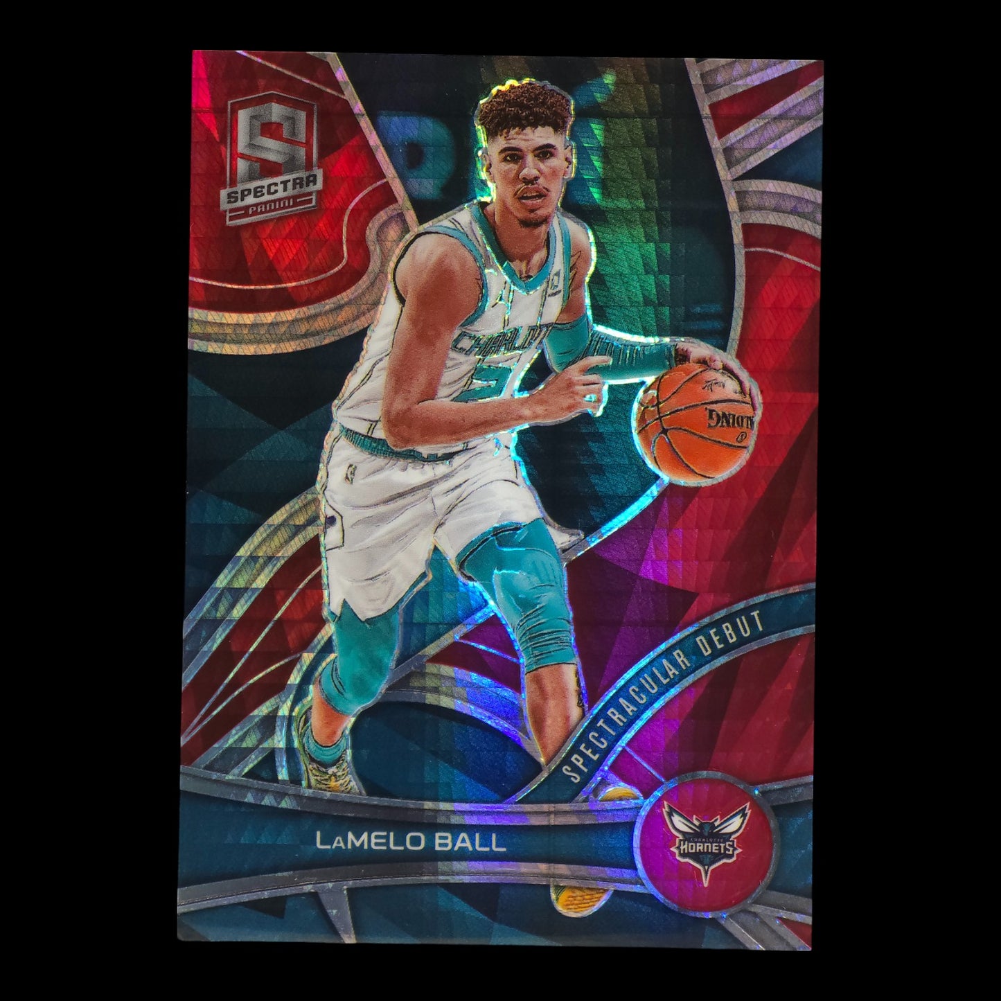 2021-22 LAMELO BALL Debut Red Asia Spectra Hornets #161