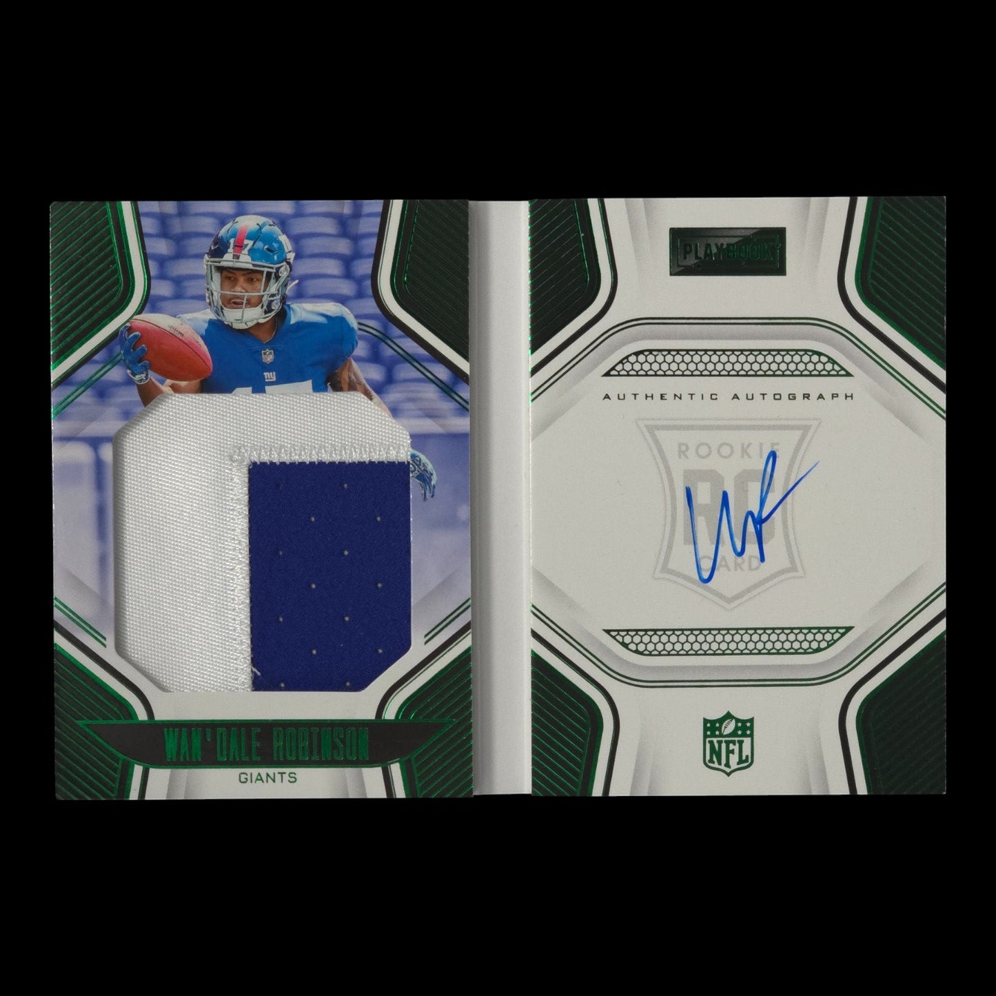 2022-23 WAN'DALE ROBINSON Rookies Playbook Jersey Auto 9/25 Giants #224