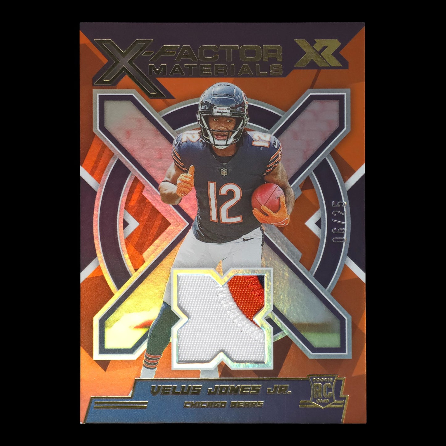 2022-23 VELUS JONES JR. Rookie X-Factor Materials 6/25 Bears XFM-VJJ