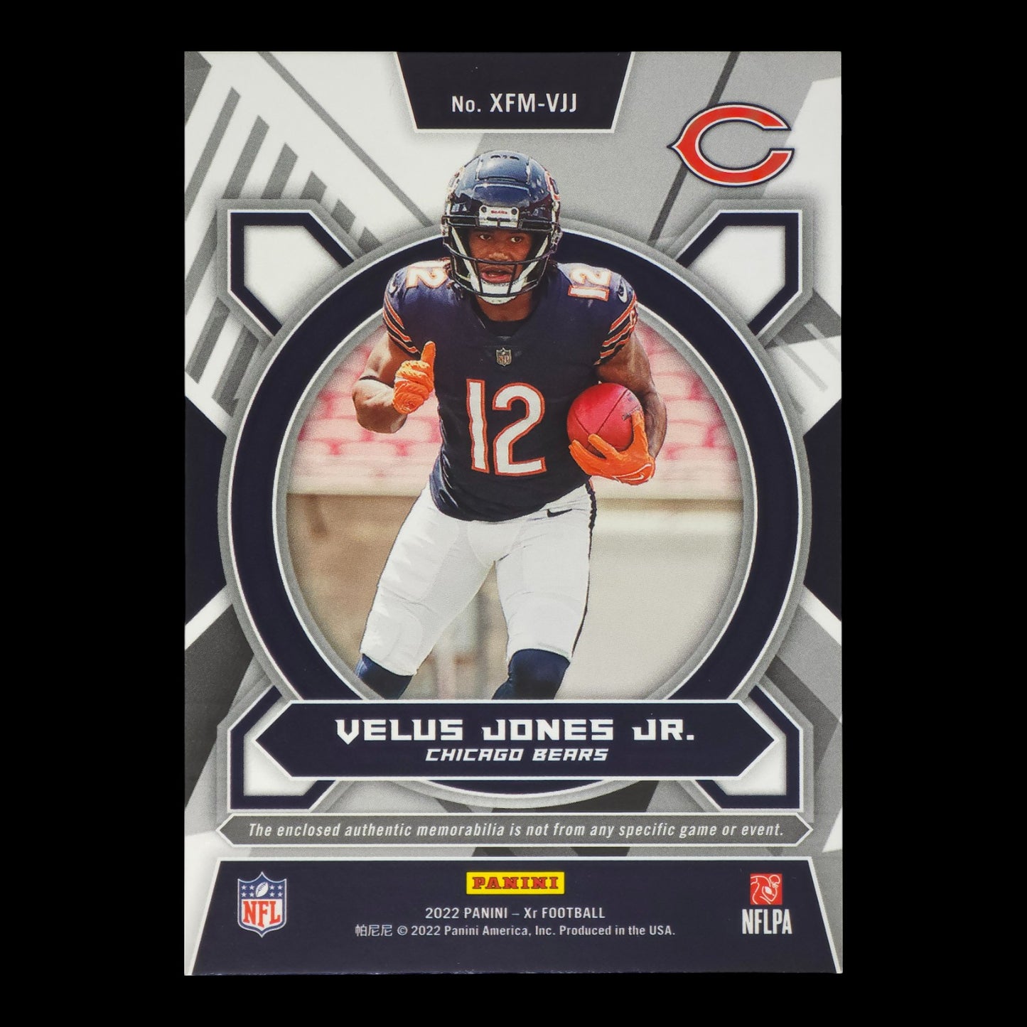 2022-23 VELUS JONES JR. Rookie X-Factor Materials 6/25 Bears XFM-VJJ