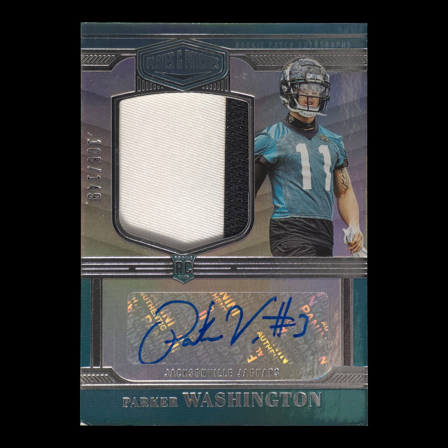 2023-24 PARKER WASHINGTON Plates & Patches RPA 105/149 RPA-5