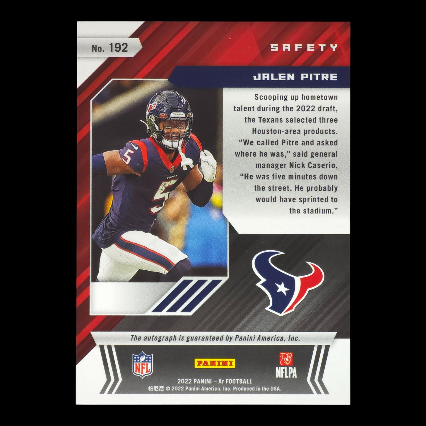 2022-23 JALEN PITRE Rookie Auto XR Football 2/199 #192