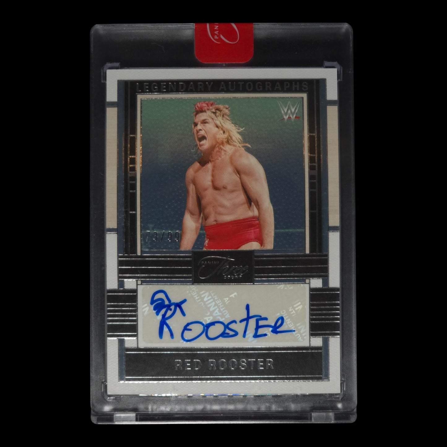 2024 RED ROOSTER Legendary Autographs 73/99 Panini Three Count LA-RRS