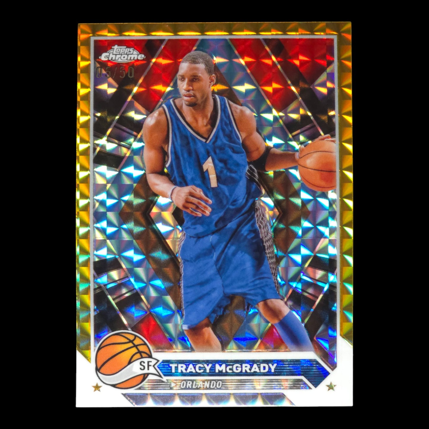 2023-24 TRACY MCGRADY Gold 5/50 Topps Chrome #24