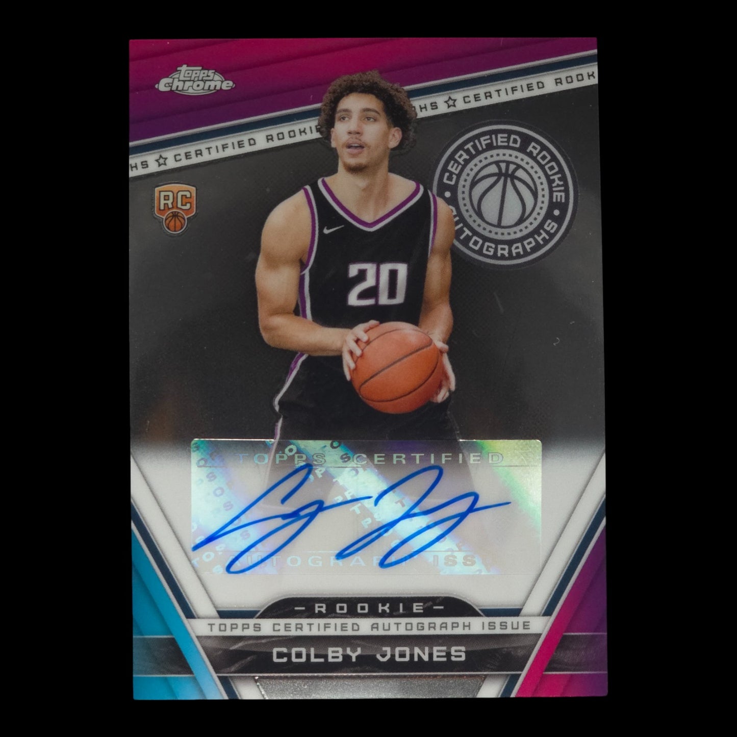 2023-24 COLBY JONES Certified Rookie Autograph Topps Chrome CRA-CJ
