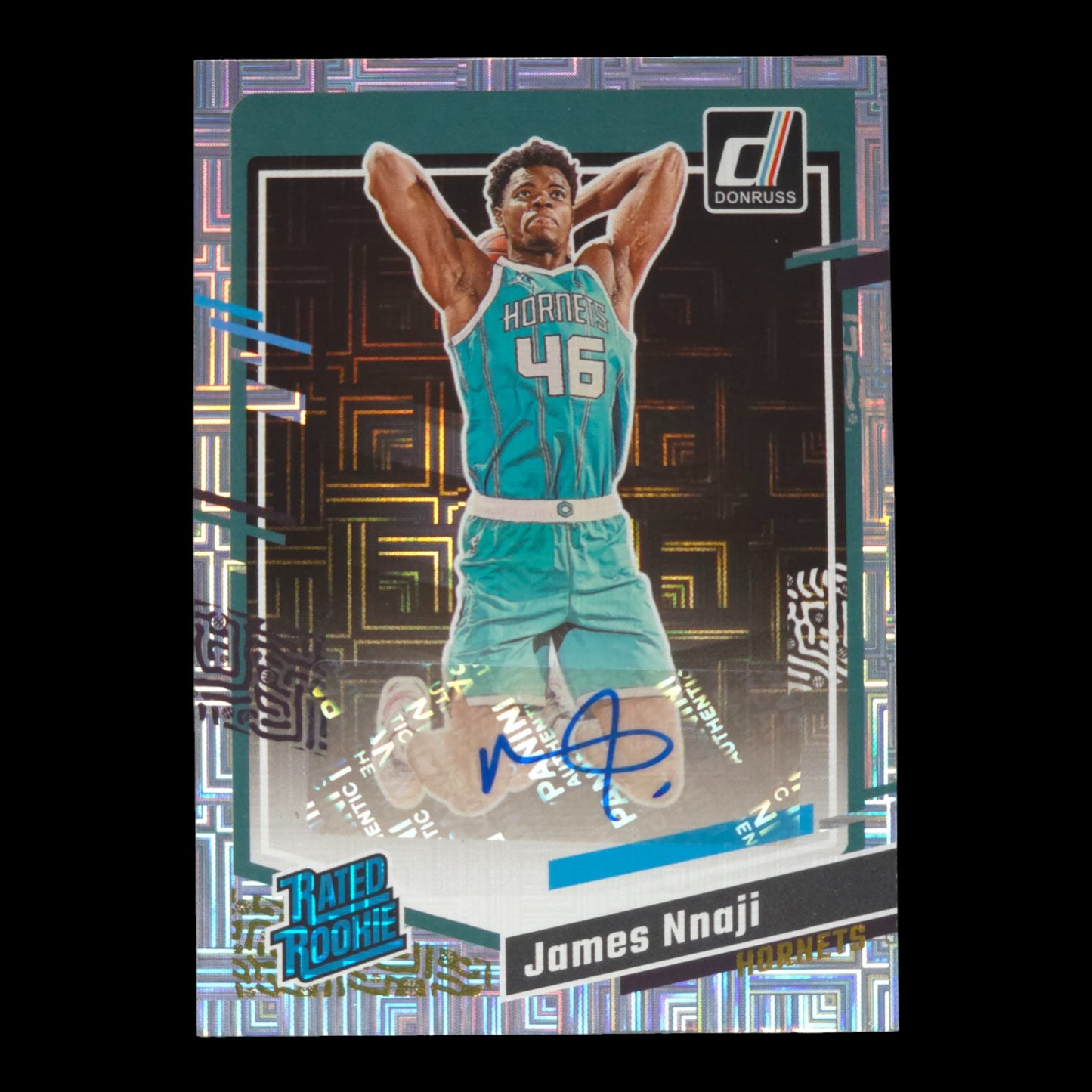 2023-24 JAMES NNAJI Rated Rookie Auto Donruss Choice Hornets #274