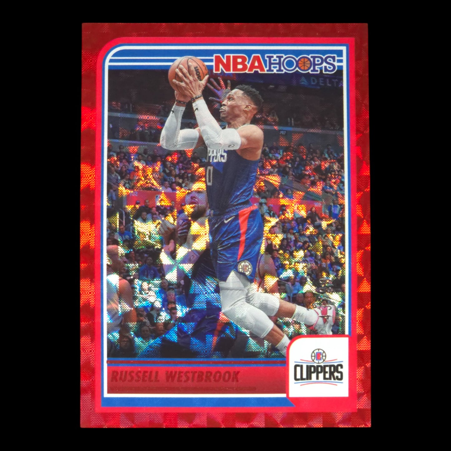 2023-24 RUSSELL WESTBROOK Red 43/99 Hoops Clippers #129