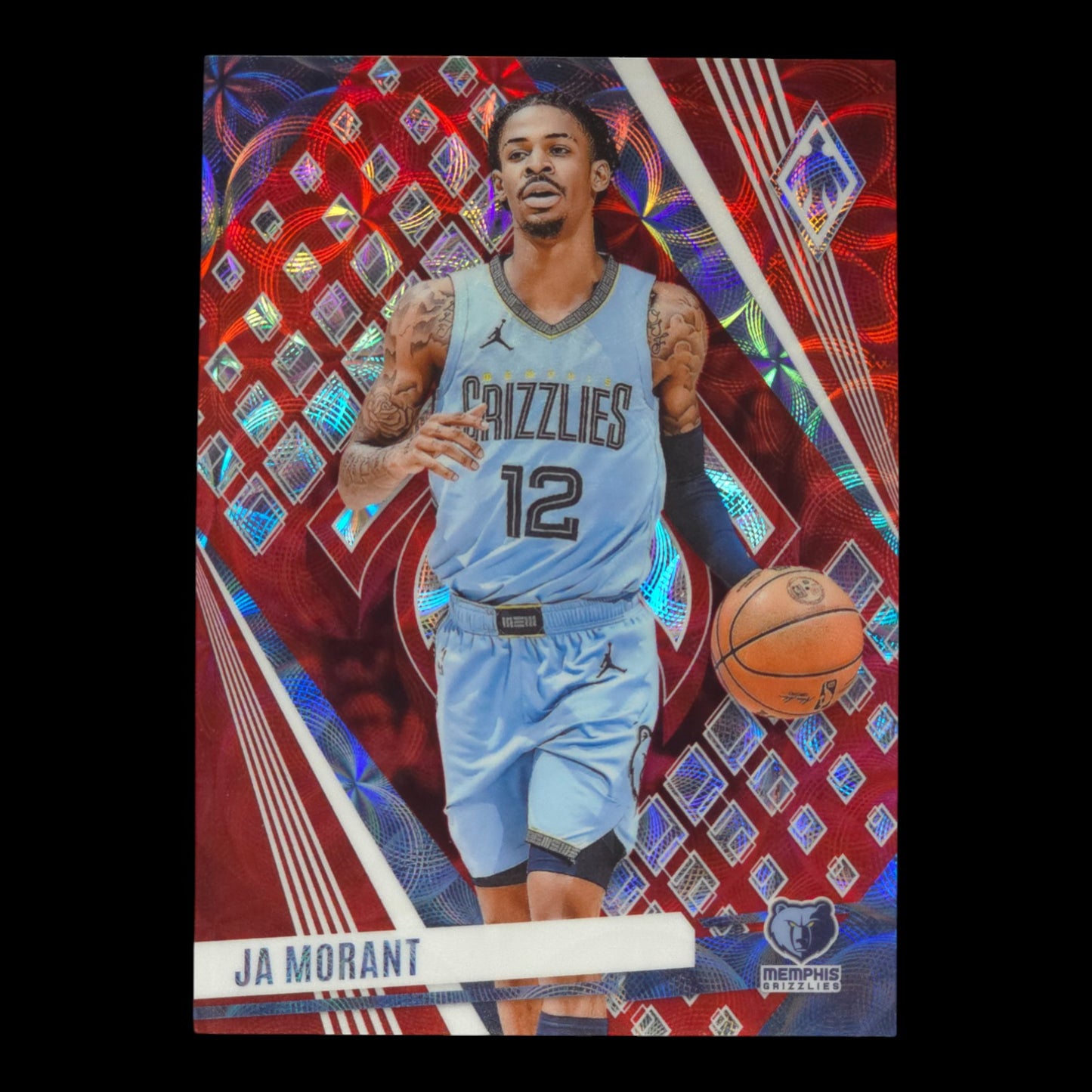 2023-24 JA MORANT Red 2/75 Phoenix International Grizzlies #35