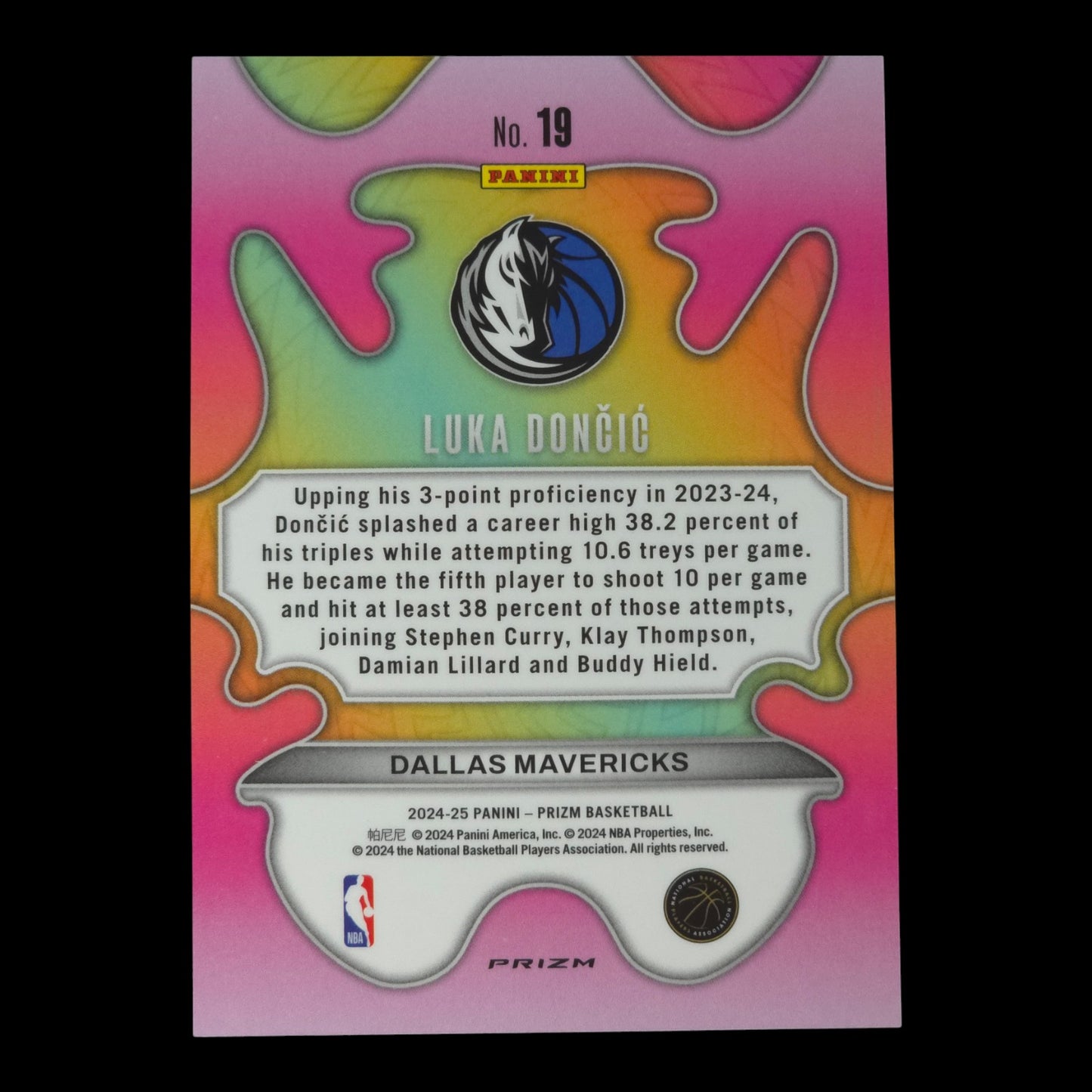 2024-25 LUKA DONCIC Groovy Silver Case Hit SSP Prizm #19