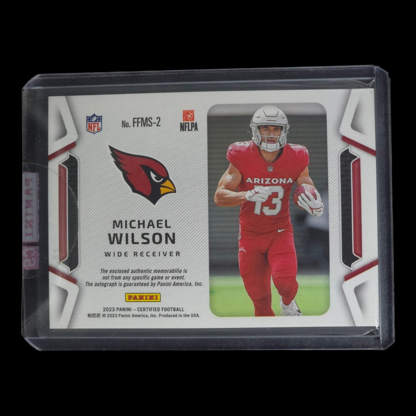 2023-24 MICHAEL WILSON Freshman Fabric Auto 117/199 Certified FFMS-2