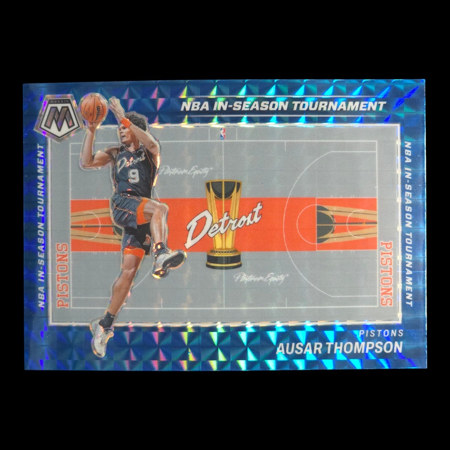 2023-24 AUSAR THOMPSON NBA In Season-Tournament Mosaic Pistons #10