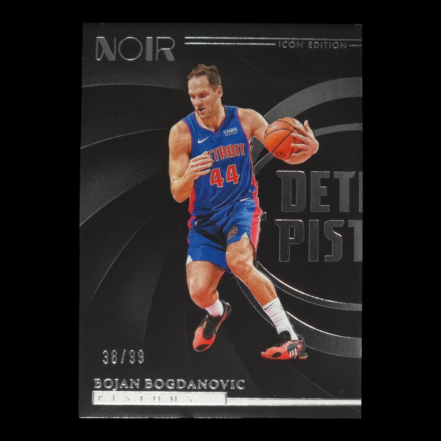 2023-24 BOJAN BOGDANOVIC Icon Edition 38/99 Noir Pistons #127