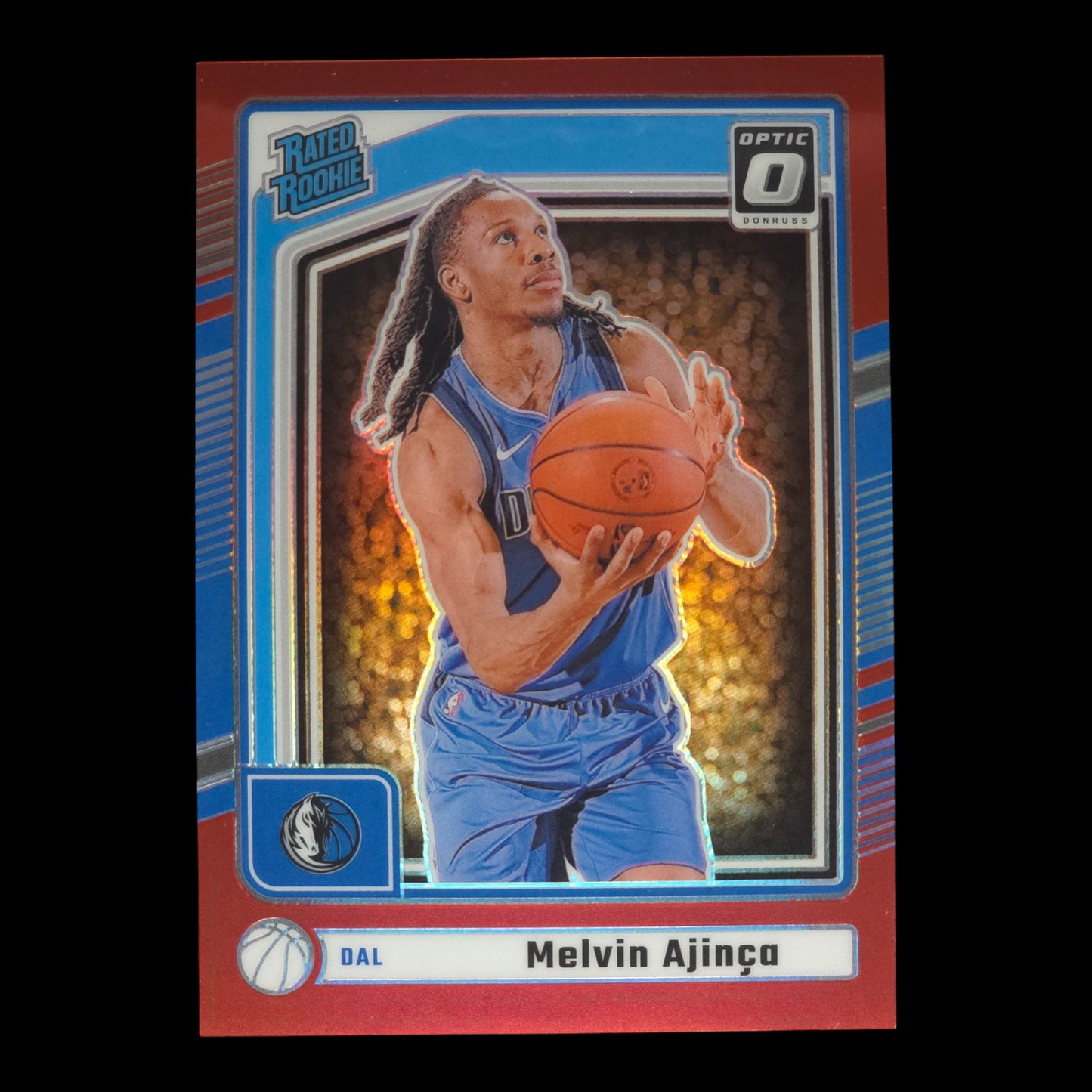 2024-25 MELVIN AJINCA Red Rated Rookie 13/25 Donruss Mavericks #238