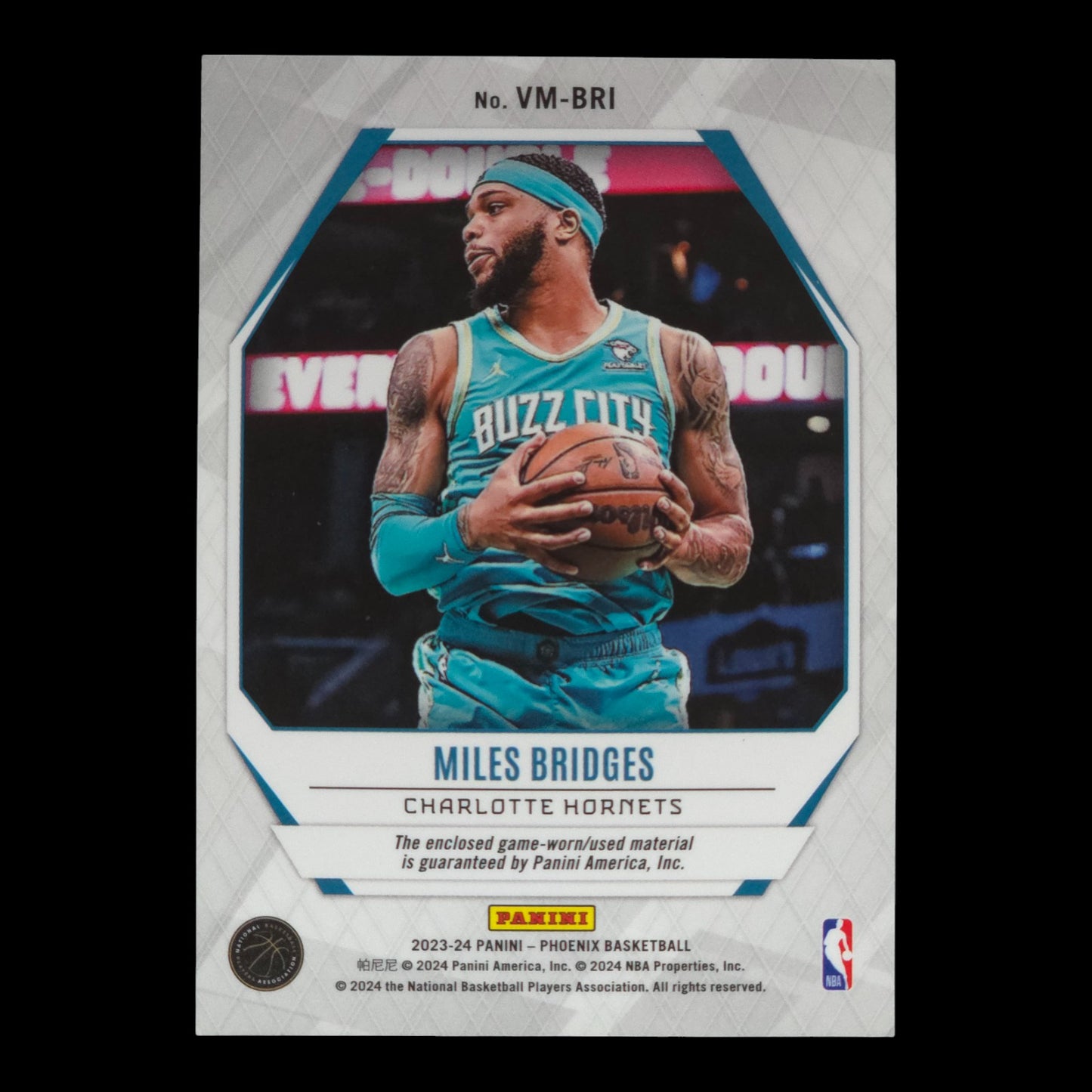2023-24 MILES BRIDGES Veteran Materials Silver Phoenix VM-BRI