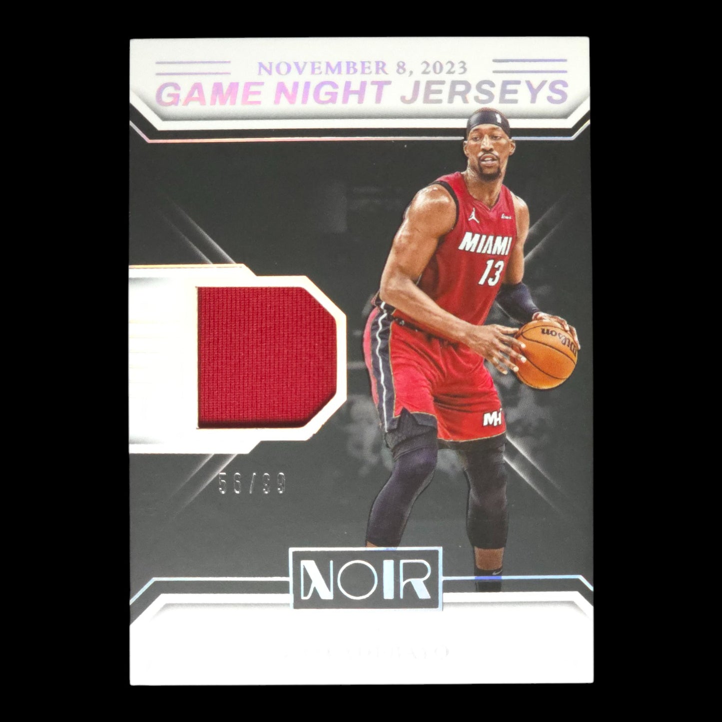 2024-25 BAM ADEBAYO Game Night Jerseys 56/99 Noir GNJ-BAM