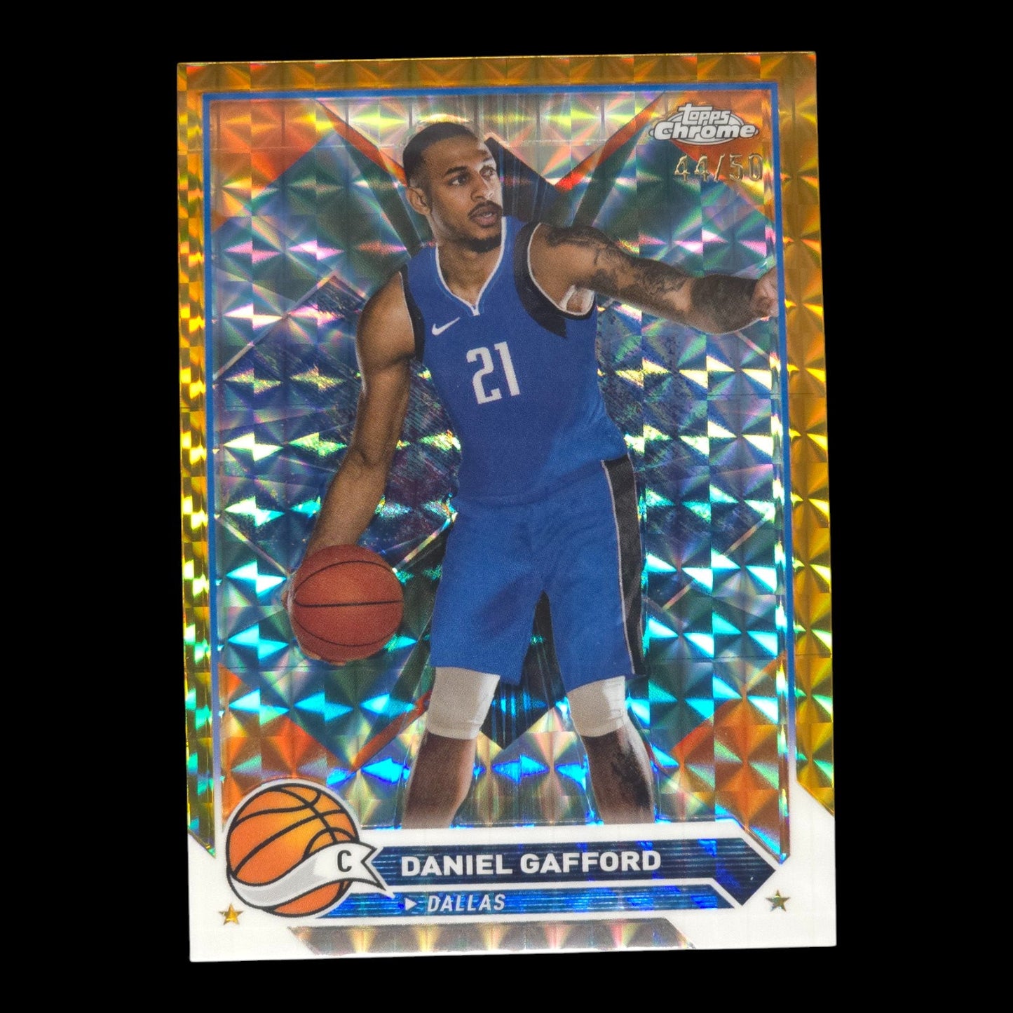 2024-25 DANIEL GAFFORD Gold Refractor 44/50 Topps Chrome #68