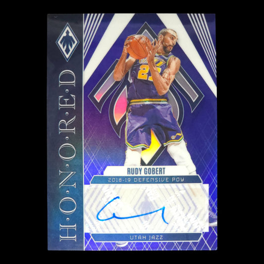 2023-24 RUDY GOBERT Honored Auto 13/25 Phoenix Jazz H-RGB