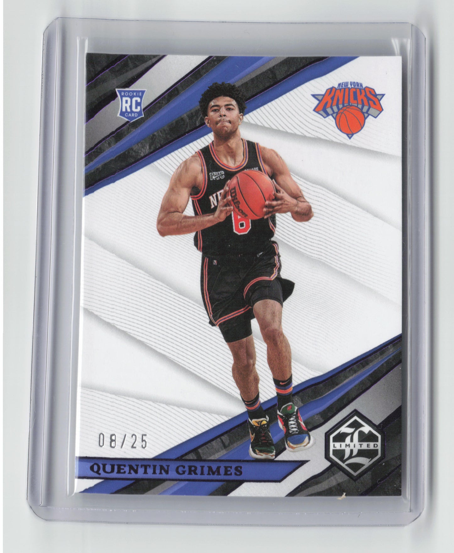 2021-22 - QUENTIN GRIMES - Purple Limited Insert 08/25 - Knicks - #495