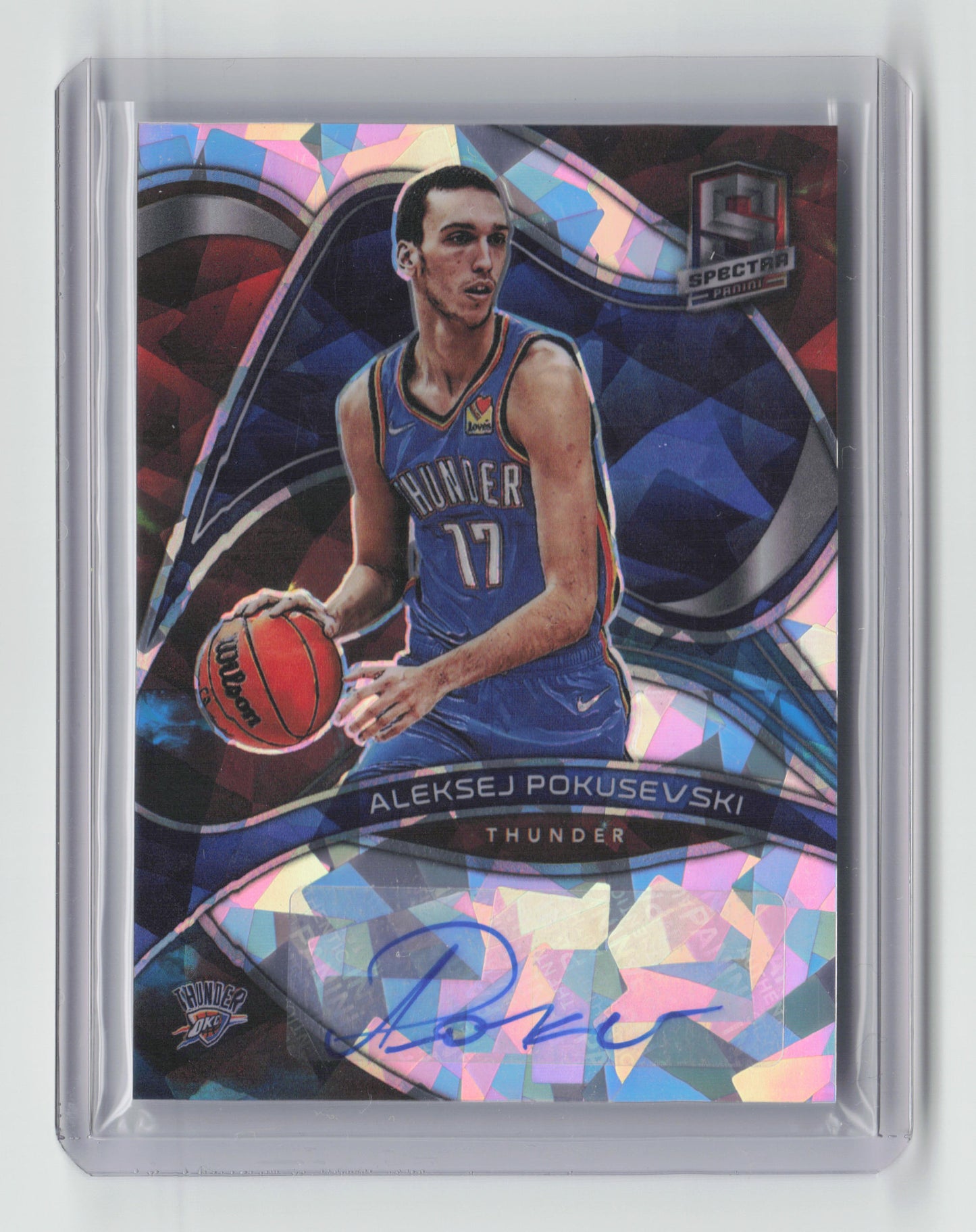 2021-22 - ALEKSEJ POKUSEVSKI - Autograph 43/49 - Spectra - OKC