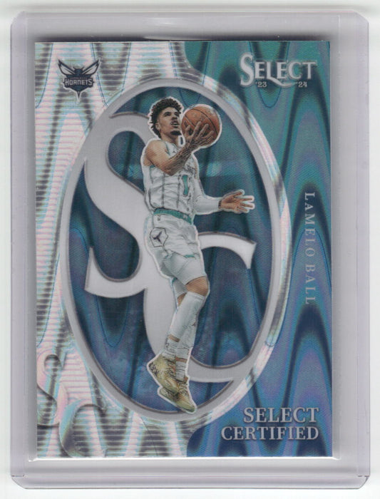 2023-24 LAMELO BALL Tectonic Select Certified Insert  Select Hornets #15