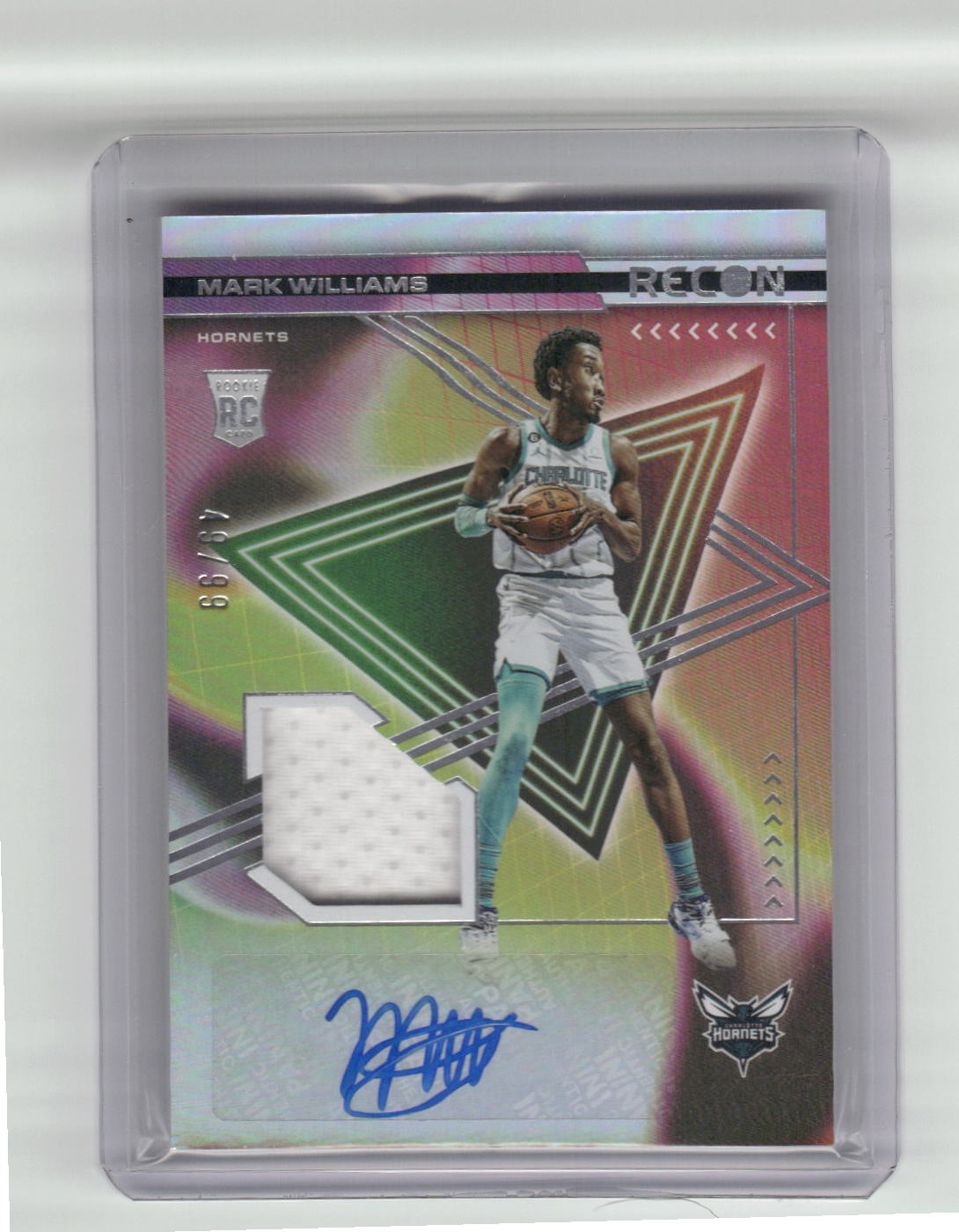 2022-23 MARK WILLIAMS RPA 49/99 Hornets Recon RJA-MWL