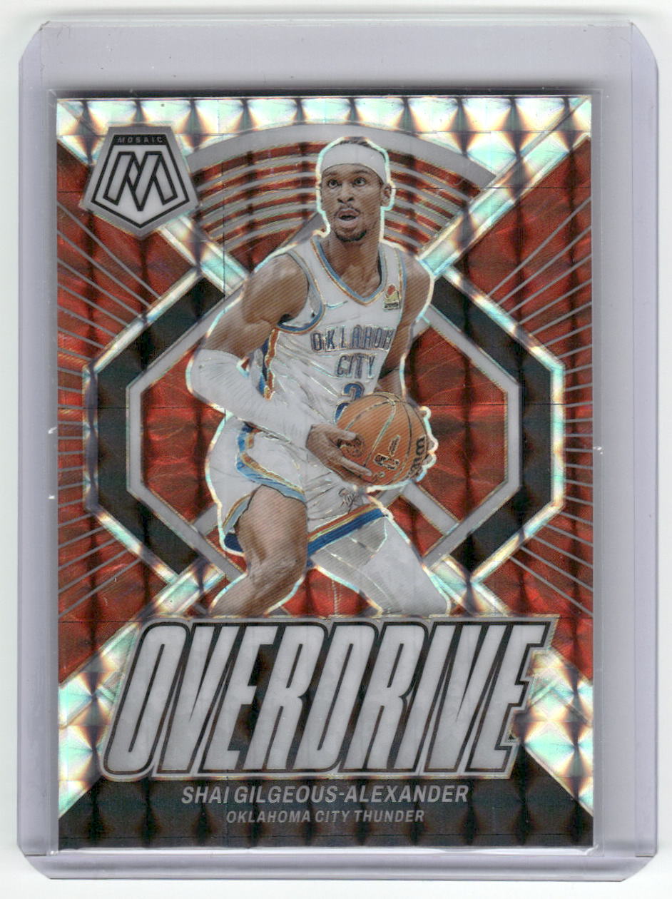 2023-24 SHAI GILGEOUS-ALEXANDER Overdrive SP OKC Mosaic #3